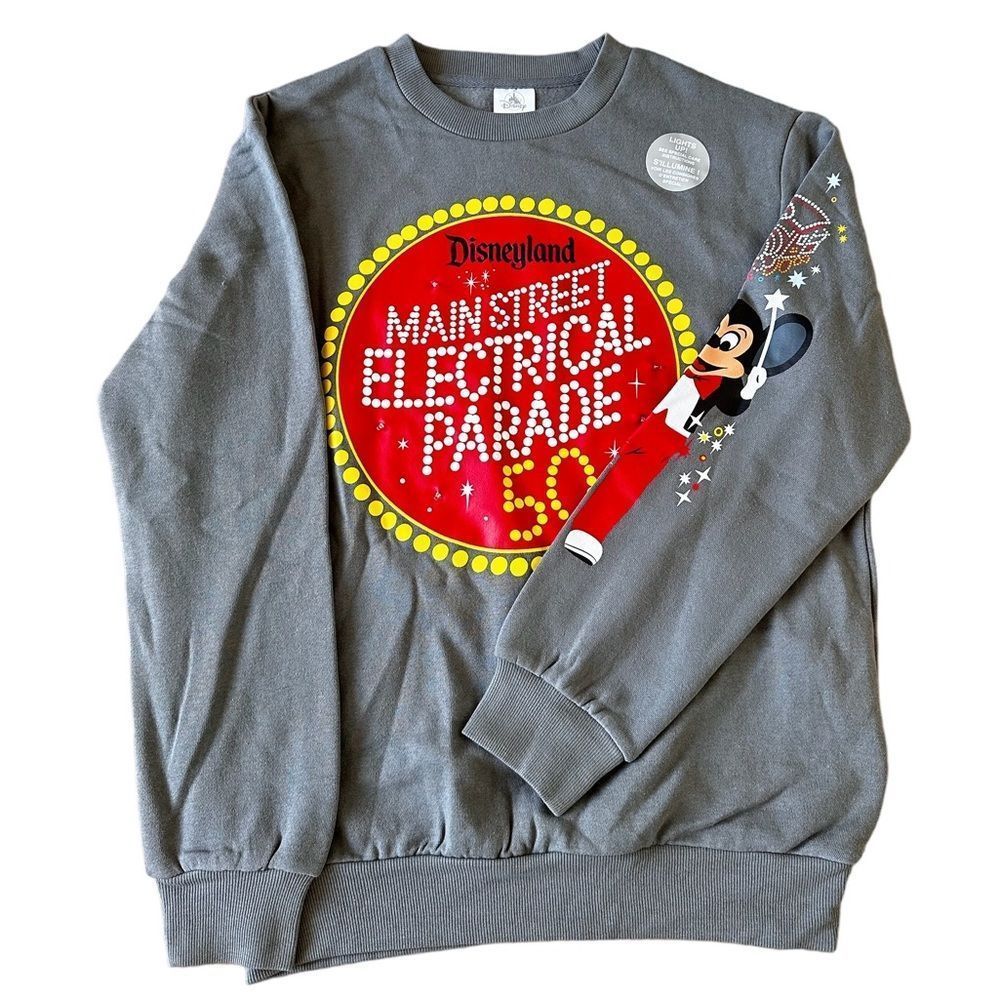 Disney Fleece Pullover Light Up Adults - Disneyland Main ST Electrical Parade